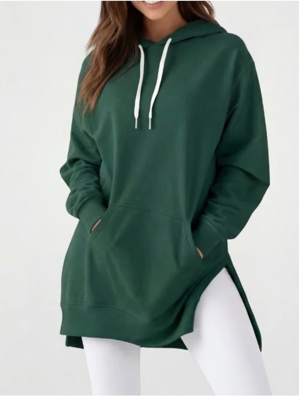 The Warmy Oversized Hoodie Dress Green Various Sizes NWT IN PACKAGE